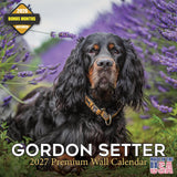 Gordon Setter Calendar 2027 - 16 Month Dog Wall Calendar, Monthly Planner, Large Writing Blocks, Thick No Bleed Paper, Made in U