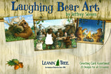 Leanin Tree Funny Greeting Cards Laughing Bear Art [AST90760] 20 Greeting Cards with Fullcolor Interiors