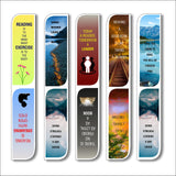 woopme Magnetic Bookmark for Book Lovers Gift Magnetic Page Clips Students Readers Folding Magnetic Bookmark 5Pcs