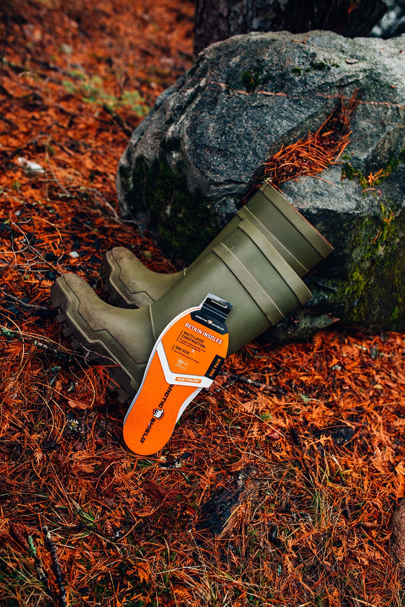 ArcticShield Heat Retain Boot/Shoe Insole, Orange