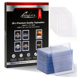 Quiver Time Premium 3x4 Top Loaders for Cards - Durable 35pt Toploader Hard Plastic Card Sleeves for Sports Cards, Baseball Card