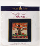 Fall Oak Beaded Counted Cross Stitch Kit Mill Hill 2017 Mighty Oak Quartet Series MH171714