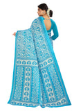 Tamaira Fashion Womens Plain Weave Pure Cotton Saree Without Blouse Piece(2479_Turquoise)