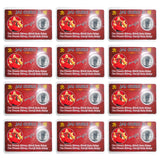 Viditi Guruji Swaroop Pocket Cards (Pack Of 12) Rectangular, Glossy Cardstock Religious/Cultural, Decorative