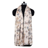 Cashmere Craft WomenS Printed Scarf (Ov2_Beige_Free Size)