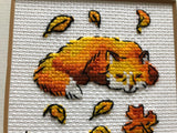 Riolis Cross Stitch, Foxes In The Leaves (14 Count)