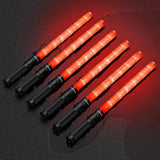 E-riding 6-Piece 21-Inch Signal Wand, Traffic Control Wand with 3 Flashing Modes, Safety Baton Light for Parking Guides, Outdoor