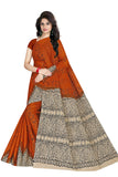 TAMAIRA FASHION Womens Plain Cotton Saree (AB11_Brown)