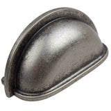 GlideRite Hardware 953-WN-50 Classic Bin Cabinet Pulls, 50 Pack, 2.875, Weathered Nickel