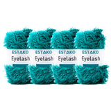 Estako Eyelash, (4 Skeins Pack) 100% Polyester Yarn, Soft, Fuzzy for Crochet and Knitting (4 x 3.53 Oz) / (4 x 153 Yrds) (1213 -