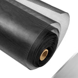 FCSOTSPS 304 Stainless Steel Mesh Window Screen Roll, 47IN x 98.43FT Black Metal Window Screen Replacement,Window Screen Mesh fo