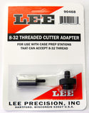 Lee Precision Reloading Large 832 Threaded Cutter & Lock Stud Lee Precision Large 832 Threaded Cutter & Lock Stud, Silver, Sma