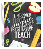 bloom daily planners Undated Academic Year Teacher Planner & Calendar 7 Period Lesson Plan Organizer Book with Frosted Protect