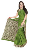 Tamaira Fashion Womens Plain Cotton Saree (Ab16_Green)