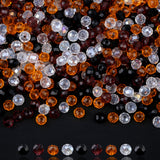 ZHIYUXI 400pcs Halloween Beads for Jewelry Making for Bracelets for Pens 6mm Fall Orange Beads Glass Crystal Rondelle Assortment