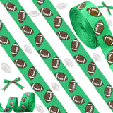 Giegxin 10 Yards 7/8 Inch Glitter Wired Edge Ribbon Theme Cheer DIY Crafts Fabric Ribbon Grosgrain Party Decorations for Craft T