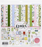 Carta Bella Paper Company Flora No.4 Collection Kit Paper , 12x12Inch