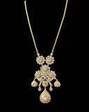PS554 Long delicate kundan pendant mala ( READY TO SHIP )