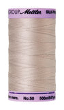 Mettler SilkFinish Solid Cotton Thread, 547 yd/500m, Cloud Gray