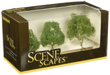 Bachmann Trains - Scene Scapes - 3- 4 Elm Trees (3 Per Box) - Ho Scale