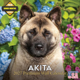 Akita Calendar 2027 - 16 Month Dog Wall Calendar, Monthly Planner, Large Writing Blocks, Thick No Bleed Paper, Made in USA, Gift