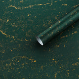 Dimoon 15.7x78.7Green Wall Paper Peel and Stick Modern Green and Gold Contact Paper Removable Self-Adhesive Stick on Wallpaper W