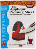 Bear Thread Applique Pressing Sheet 13in x 17in, White