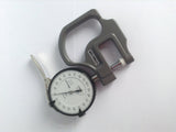 Mitutoyo 7301 Dial Thickness Gage, Flat Anvil, Standard Type, 010mm Range, 0.01mm Graduation, +/15 micrometer Accuracy