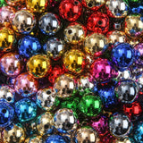 BERMRO 16mm Acrylic Beads 90pcs UV Color Pen Beads Focal Spacer Bead Chunk Bubblegum Bead for DIY Crafting Necklace Bracelet Jew