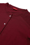 W For Woman Red Solid Cotton Blend Straight Long Kurta Tibetian Red Xl