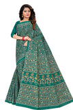 TAMAIRA FASHION Womens Plain Weave Pure Cotton Saree Without Blouse Piece(2336_SeaGreen)