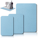 Drydiet 3 Pcs Sewing Machine Muffling Mat Pedal Mat Sewing Machine Pad No Slip Rubber Stay in Place Mats for Calms Vibration(Lig