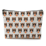 Yomisex Tiger Makeup Bag Tigers Gifts for Women Trendy Tiger Makeup Bag, Funky Preppy Orange Tigers Cosmetic Make Up Bags Purse 