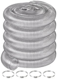 6 x 50' PVC Dust Collection Hose, 6 Inch Dust Collector Hose for Shop Vacuum,Woodworking Dust Collection Systems,Puncture Resist