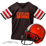 Franklin Sports NFL Cleveland Browns Kids Football Helmet and Jersey Set - Youth Football Uniform Costume - Helmet, Jersey, Chin