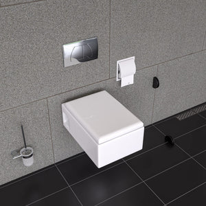 Alfi Brand Abtpc77-W Toilet Paper Holder, White Matte