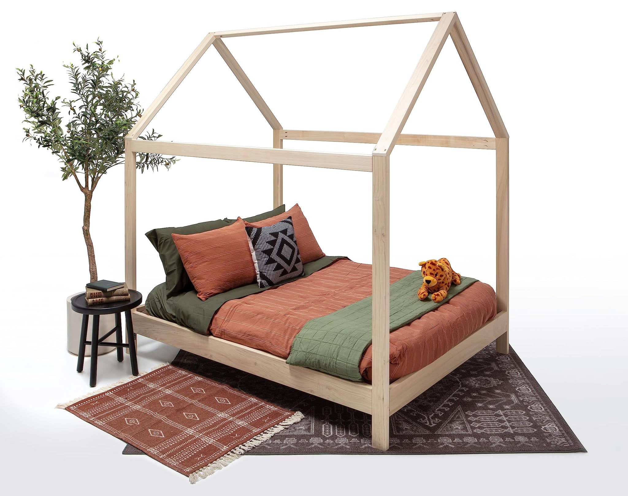 American Furniture Classics Model Full Sr Full Size House Bed With Raised Base