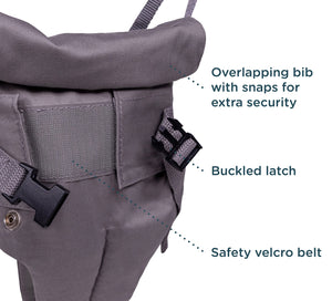 Jolly Jumper Elite Grey Saddle- The Original Jolly Jumper with Super Stand and Premium Spring. an Alternative to Baby Bouncers,