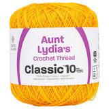 Coats Crochet 154.0421 Classic Crochet Thread, 1 Pack, Goldenrod