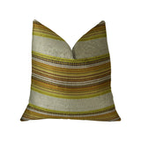 Plutus Brands Plutus Camp Evergreen Seaweed Handmade Throw Pillow, 20 X 30 Queen, Cream/Green/Brown