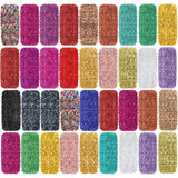 36 Pack Crushed Glass Glitter, Broken Crushed Glass Pieces for Craft Resin Nail DIY Craft Vase Filler Epoxy Resin Art Jewelry Ma