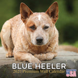 Blue Heeler Calendar 2027 - 16 Month Dog Wall Calendar, Monthly Planner, Large Writing Blocks, Thick No Bleed Paper, Made in USA