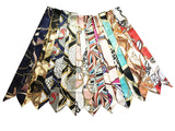 Aochi 10Pcs Fashion Bag Twilly Handbag Handle Ribbon Scarf Package Band Hair Head