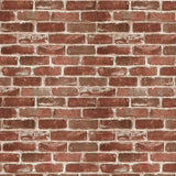 Hopeak Red Brick Wallpaper Self-Adhesive Peel and Stick Wallpaper Waterproof and Removable Good for Home Decoration and Furnitur