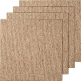 VEVOR Carpet Tiles Reusable, 20x 20 Carpet Squares with Padding Attached, Soft Padded Carpet Tiles, Easy Install DIY for Bedroom