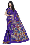 TAMAIRA FASHION Womens Plain Weave Pure Cotton Saree Without Blouse Piece(AB12_Purple)