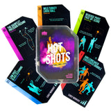 Hot Shots Basketball Drill Cards | 64 Waterproof Plastic Cards | Includes 45 Guided Drills, 9 Archetype Workouts, 5 Games, & 5 I