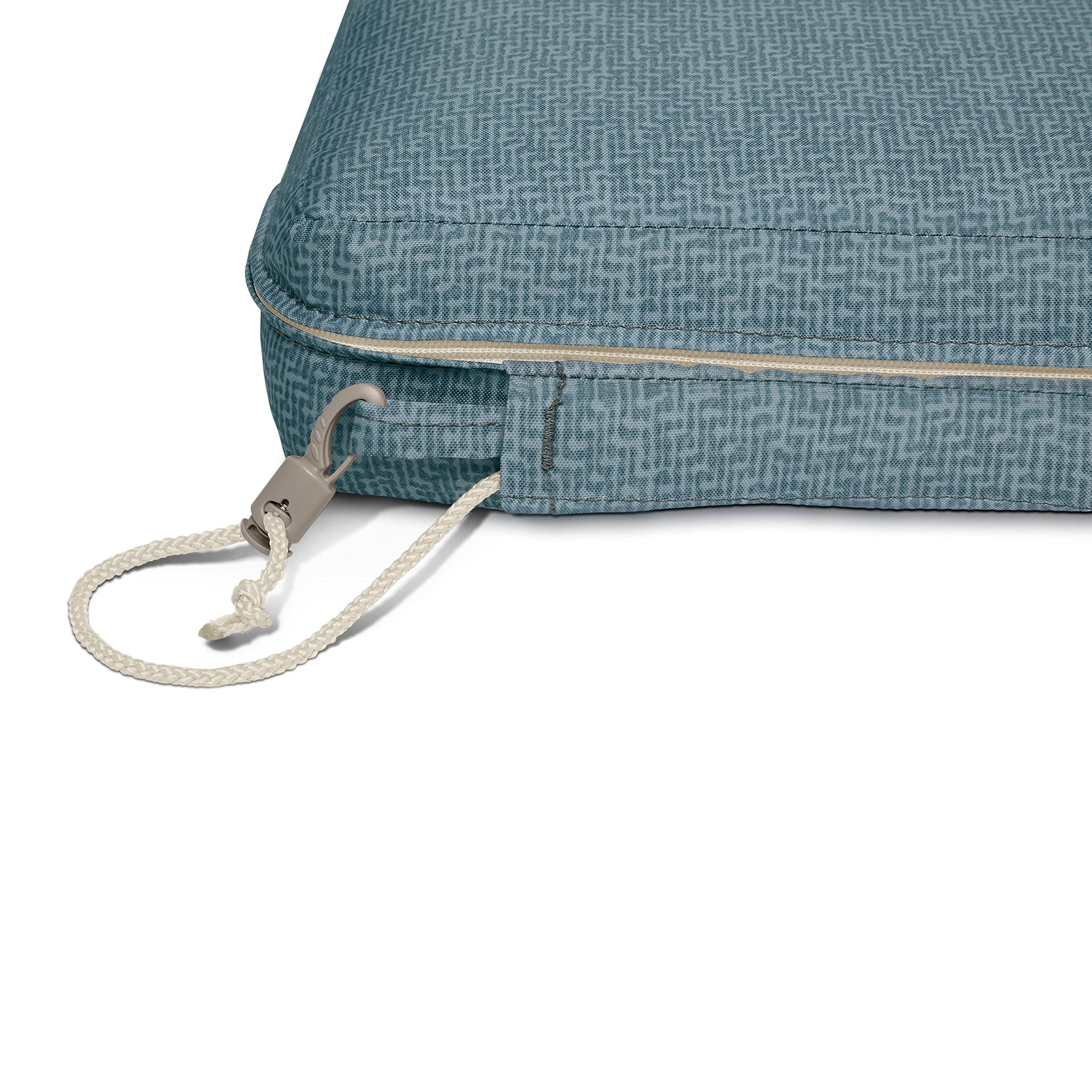 Duck Covers Weekend Water-Resistant Outdoor Bench Cushion, 42 x 18 x 3 Inch, Blue Shadow, Patio Furniture Cushions
