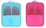 Yellow Weaves Shoe Pouch/Cover/Bag/Organiser (Pack Of 2)(Multi)