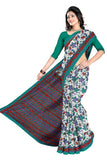 Tamaira Fashion Womens Plain Weave Pure Cotton Saree Without Blouse Piece(Ab28_Seagreen)